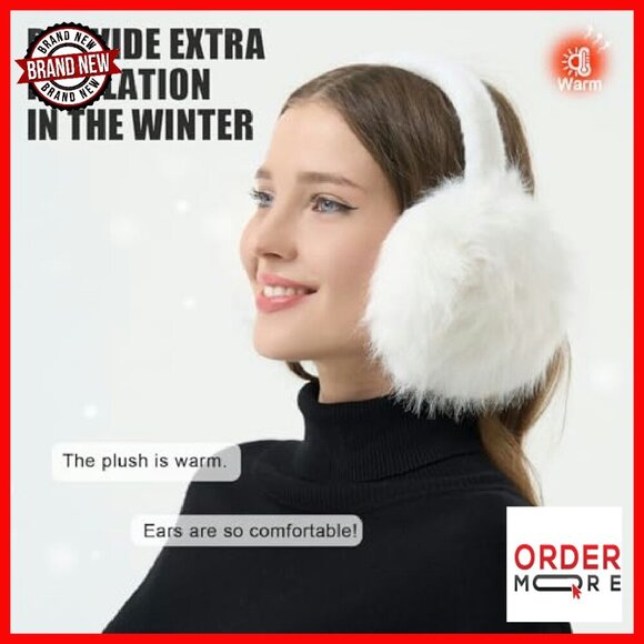 Winter Faux Fur Foldable Earmuffs - Soft Ear Warmers for Women & Girls main image 7